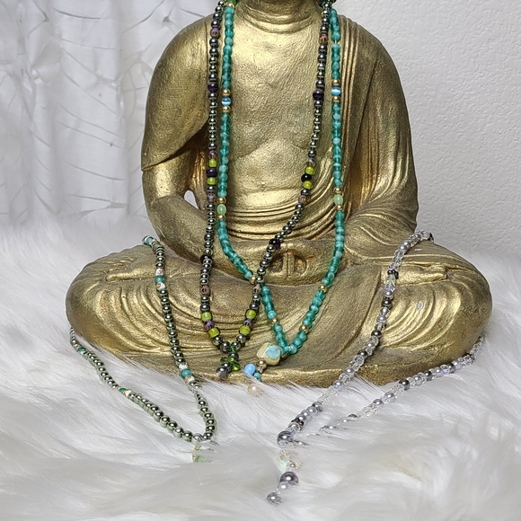Mala beads necklace bracelet meditation 108 beads - Picture 5 of 5